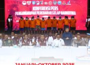 Januari – Oktober 2025 Polri Ungkap 38.934 Kasus Narkoba