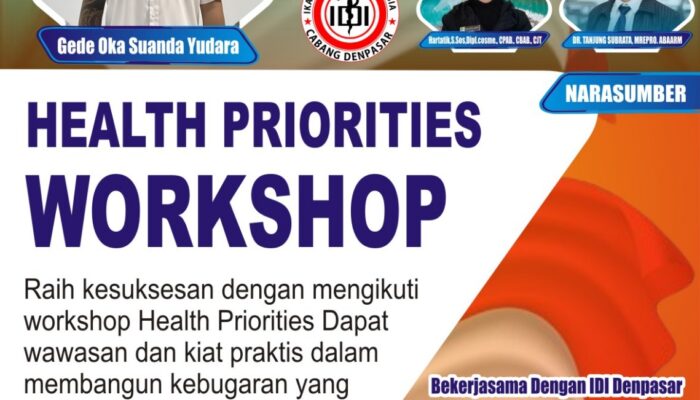 PBFI Cabang Denpasar Bekerja sama Dengan IDI Denpasar Menggelar Workshop Bertajuk “Health Priorties”