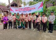 Sinergi TNI-Polri dan Pemerintah Pogalan Dukung Pramuka Jelajah Situs Trenggalek