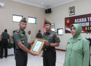 Dandim 0724/Boyolali Lepas Perwira dengan Penuh Kehormatan dan Kekeluargaan