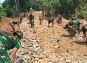 Komandan Satgas TMMD ke-126 Laksanakan Pengerasan Jalan di Hari ke-20, Progres Capai 86%