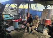 Kepala Distrik Oksop Bersilaturahmi ke Pos: Kemanunggalan TNI–Rakyat Kian Erat, Bahas Pembenahan Kampung