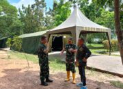 Kasdim Palembang Tinjau Kesiapan H-1 Persami KKRI di Majasdam II/Sriwijaya