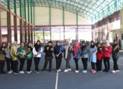 Olahraga Bersama, Persit KCK Koorcab Rem 081 Rawat Kebugaran dan Kebersamaan