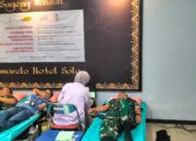 Setetes Darah Prajurit Untuk Kehidupan, Danramil 03/Serengan Donorkan Darah