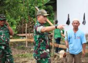 Kasdim 0418/Palembang Tinjau Pembangunan Koperasi Desa Kelurahan Merah Putih (KDKMP) di Kecamatan Sematang Borang