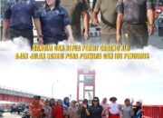 Dandim 0418/Palembang Gelar Jalan Santai dan Wisata Ampera Bersama Perwira dan Danramil