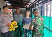 Sinergitas Tiga Pilar, berikan bantuan kepada warga yang kesusahan