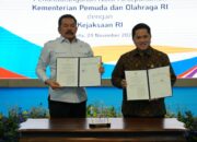 Kejaksaan RI dan Kemenpora RI Sepakati MoU Penegakan Hukum di Bidang Kepemudaan dan Keolahragaan