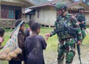 TNI Yonif 751/VJS Melaksanakan Anjangsana di Kampung Limarun, Distrik Okaom, Diterima dengan Hangat oleh Masyarakat