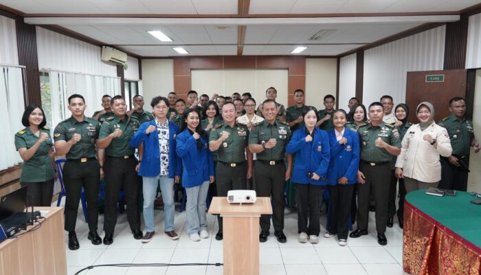 Pangdam IX/Udayana Gelar Kegiatan Sharing and Learning Bersama Mahasiswa Unwar