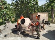 Babinsa Nogosari Pantau Pembangunan Jembatan Baru Penghubung Dua Kecamatan, Dorong Akselerasi Ekonomi Warga