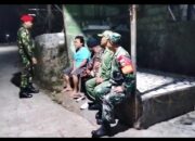 Patroli Siskamling di Bade, Babinsa dan Warga Bersinergi Jaga Kamtibmas Malam Hari