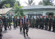 Kodim 1310/Bitung Sambut Dandim Baru Letkol Inf Dewa Made DJ