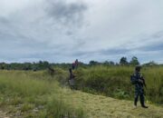 Pos Tarup Satgas Yonif 751/VJS Gelar Kerja Bakti Bersama Warga: Kompak Rawat Lingkungan, Eratkan Kemanunggalan