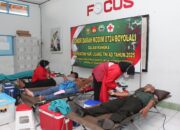 Aksi Kemanusiaan di Hari Juang TNI AD ke-80: Kodim 0724/Boyolali Gelar Donor Darah Massal