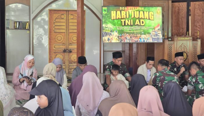 Kegiatan Doa Bersama Yonif 763/SBA dan Prajurit Brigif 26/GP Bersama Persit Cabang XX Brigif 26/GP dan Petsit Yonif 763/SBA