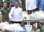 Kasdim 0418/Palembang Dampingi Staf Ahli Kemendagri Cek Pengawasan Pembangunan KDKMP di Kelurahan Kebun Bunga