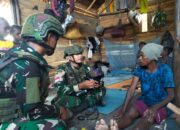 Satgas Yonif 123/Rajawali Gelar Layanan Kesehatan (Yankes) di Beberapa Pos di Wilayah Papua  ‎