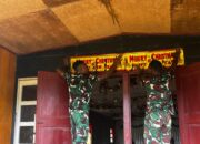Pos Mimin Satgas Yonif 751/VJS Bangun Pondok Natal Meriah: Cahaya Harapan Menyala di Tengah Pegunungan