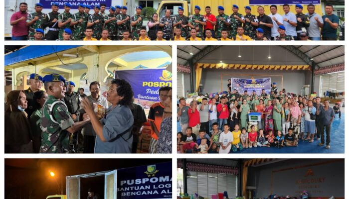 Danpuspomad Kirim Bantuan ke Lokasi Terdampak Banjir dan Longsor di Tapsel