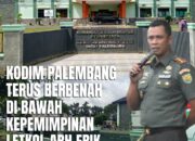 Kodim 0418/Palembang Benahi Makodim, Dandim Tegaskan Komitmen Profesionalisme Prajurit