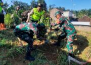 Danramil Sambirejo Ikuti Kegiatan Penanaman Pohon Guna Penanggulangan Bencana oleh Polres Sragen
