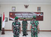 Pimpin Tradisi Korp Raport Pindah Satuan, Dandim 0724/Boyolali Tekankan Loyalitas dan Jaga Silaturahmi