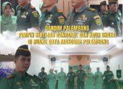 Dandim 0418/Palembang Pimpin Sertijab Danramil dan Kaur Bakti di Makodim
