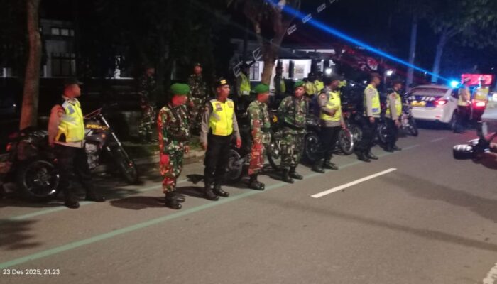 TNI–Polri Intensifkan Patroli Malam, Jamin Keamanan Warga Boyolali Jelang Nataru
