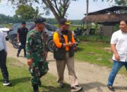 Danramil 22/BLM dan BNPB Tinjau Lokasi Rencana Pembangunan Huntara di Desa Jambo Timue Kecamatan Blang Mangat