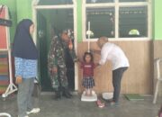 Babinsa Kelurahan Rembang Dampingi Kegiatan Penimbangan Balita Bersama Kader Posyandu