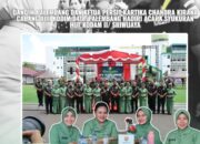 Dandim Palembang dan Ketua Persit KCK Cabang XLII Hadiri Syukuran HUT Ke-80 Kodam II/Sriwijaya