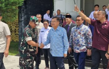Kasdam XIX Tuanku Tambusai Sambut Kedatangan Bapak Dr. (H.C) Drs. H. M. Jusuf Kalla di Pekanbaru