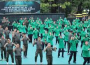 Olahraga Bersama dan Donor Darah Warnai HUT ke-80 Persit Kartika Chandra Kirana di Kodam XIX/TT