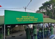 Dandim 0418/Palembang Tinjau Donor Darah HUT Persit ke-80 di Halaman Rumah Dinas Wali Kota