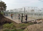 Sinergi Danpos Koramil Lapang dan Instansi Terkait Pacu Pembangunan Huntara di Dua Desa