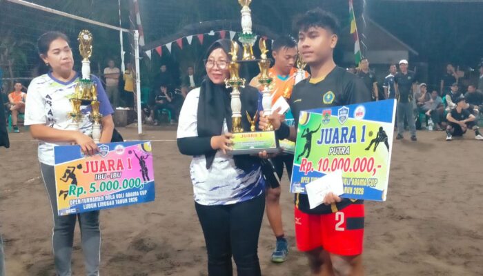 Open Turnamen Voli ABAMA Cup 2026 Bergemuruh di Lubuklinggau, UNPARI Angkat Trofi Usai Duel Panas Final