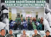 Kasdim 0418/Palembang Pimpin Donor Darah HUT ke-80 Persit KCK di UIN Raden Patah, 32 Kantong Terkumpul