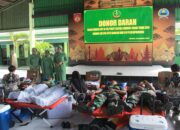 Peringati HUT Ke -80, Persit Kodim Sragen Tebar Cinta Melalui Donor Darah