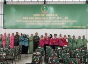 Setetes Darah Sejuta Harapan, Peringati HUT Persit Ke 80 Kodim 0808 Blitar Gelar Donor Darah