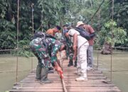 Kodim 0412/LU bersama Zibang, Wujudkan Mimpi Warga Karang Rejo Bangun Jembatan, Sumur Bor dan MCK.