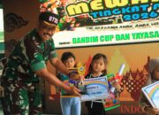 Kodim 0725/Sragen bersama Yayasan Kartika Jaya Gelar Lomba Mewarnai 