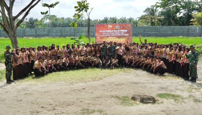 Perkuat Karakter Generasi Muda, Kodim 0203/Langkat Tutup Pembinaan Korps Kadet Republik Indonesia (KKRI) Gelombang IV