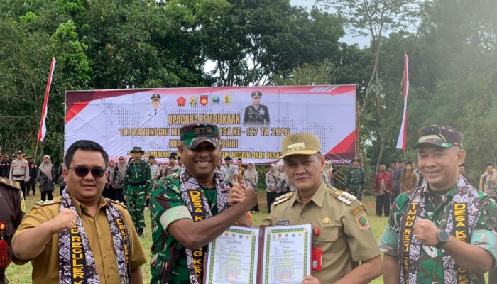 Bupati Wonogiri : TMMD Menjadi Kekuatan Luar Biasa Dalam Mewujudkan Kemajuan Desa