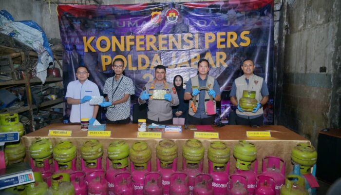 Polda Jabar Bongkar Gudang Suntik LPG Subsidi di Kabupaten Bandung, 2 Orang Jadi Tersangka