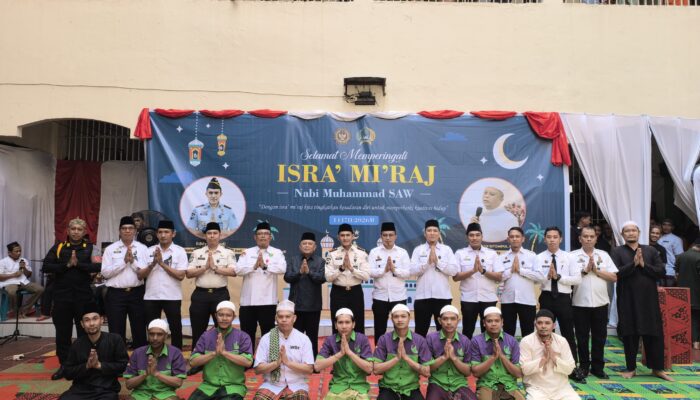 Rutan Kelas I Labuhan Deli Memperingati Hari Isra Mi’raj Nabi Muhammad SAW Bersama Ustadz Azhar Sitompul