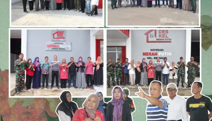 Kasdim 0418/Palembang Dampingi Kunjungan Kantor Staf Kepresidenan di Empat Lokasi KDKMP yang Rampung 100 Persen