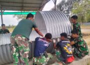 Alhamdulillah, Jembatan Aramco Tanggap Darurat Bangka Jaya–Krueng Geukueh Segera Pulih Berkat TNI