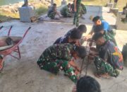 Pemasangan Jembatan Aramco Tanggap Darurat di Krueng Geukueh Terus Dikerjakan